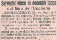 Giro di Ungheria Seconda Tappa